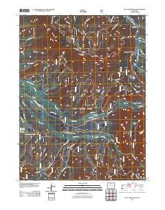Jack Creek Ranch 2011 topographic map thumbnail