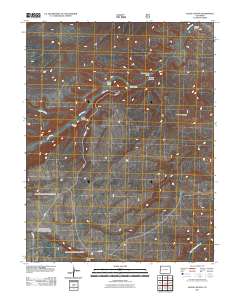 Jacks Canyon 2011 topographic map thumbnail