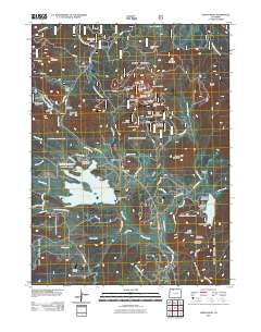 Hahns Peak 2011 topographic map thumbnail