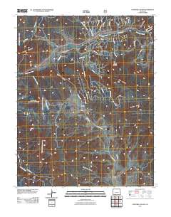 Lonetree Canyon 2011 topographic map thumbnail