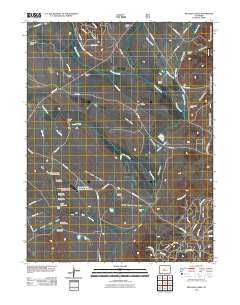Milligan Lakes 2011 topographic map thumbnail