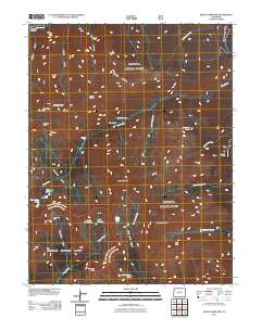 Mount Harvard 2011 topographic map thumbnail
