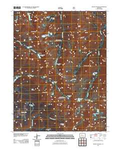 Mount Jackson 2011 topographic map thumbnail