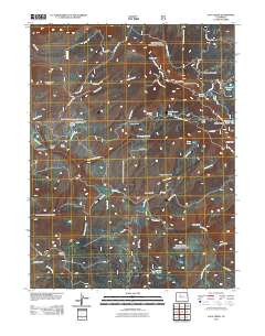 Lava Creek 2011 topographic map thumbnail