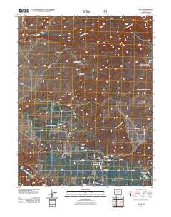 Nucla 2011 topographic map thumbnail