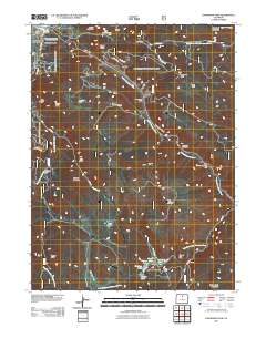 Panorama Peak 2011 topographic map thumbnail