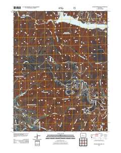 Ruedi Reservoir 2011 topographic map thumbnail
