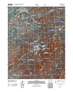 Paonia 2011 topographic map thumbnail