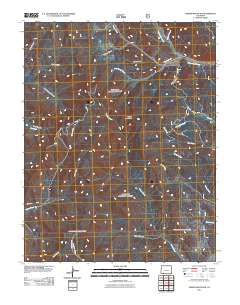 Pargin Mountain 2011 topographic map thumbnail