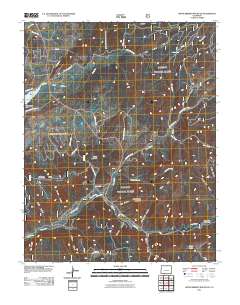 Serviceberry Mountain 2011 topographic map thumbnail