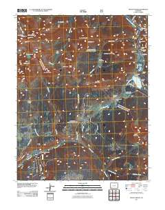 Mount Wilson 2011 topographic map thumbnail