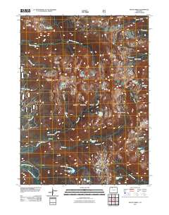 Mount Zirkel 2011 topographic map thumbnail