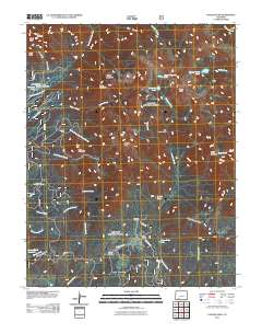Pagosa Peak 2011 topographic map thumbnail
