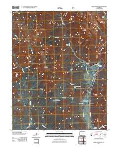 Saddle Mountain 2011 topographic map thumbnail