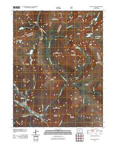 Mount Blue Sky 2011 topographic map thumbnail