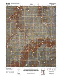 Miners Peak 2011 topographic map thumbnail