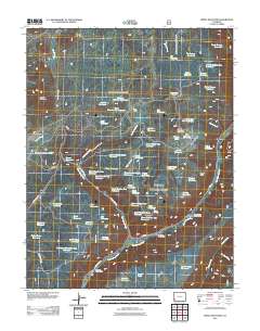 Nipple Mountain 2011 topographic map thumbnail