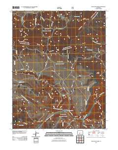 Saguache Park 2011 topographic map thumbnail