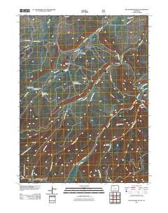 Rattlesnake Butte 2011 topographic map thumbnail