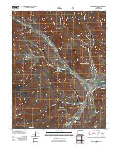 South Fork West 2011 topographic map thumbnail