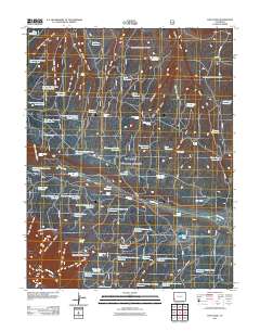The Glade 2011 topographic map thumbnail