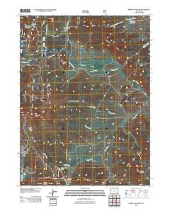 Rabbit Ears Peak 2011 topographic map thumbnail