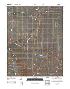 Snowden Lake 2011 topographic map thumbnail