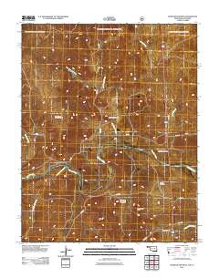 Razor Blade Mesa 2011 topographic map thumbnail