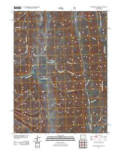 Thirteenmile Creek 2011 topographic map thumbnail