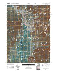 Steamboat Springs 2011 topographic map thumbnail