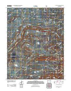 Rampart Hills 2011 topographic map thumbnail