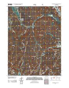 Strawberry Lake 2011 topographic map thumbnail