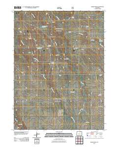 Baker Draw 2011 topographic map thumbnail