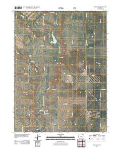 Briggsdale 2011 topographic map thumbnail