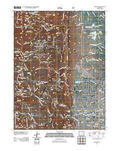Boulder 2011 topographic map thumbnail