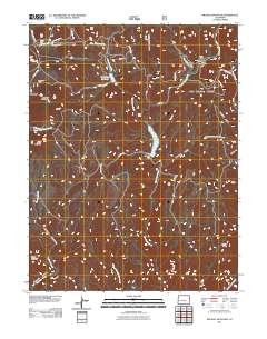 Big Bull Mountain 2011 topographic map thumbnail