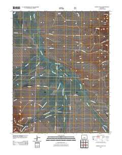 Aldrich Gulch 2011 topographic map thumbnail