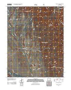 Badito Cone 2011 topographic map thumbnail