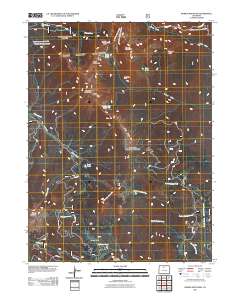 Bowen Mountain 2011 topographic map thumbnail