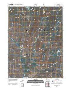 McInturf Mesa 2011 topographic map thumbnail