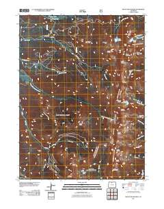 Mount Richthofen 2011 topographic map thumbnail