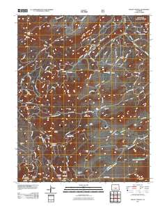 Mount Tyndall 2011 topographic map thumbnail