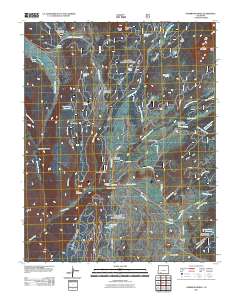 Oakbrush Ridge 2011 topographic map thumbnail