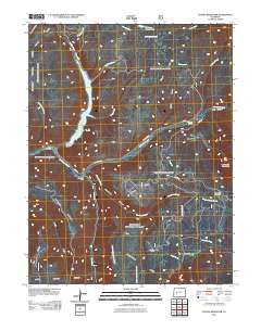 Paonia Reservoir 2011 topographic map thumbnail