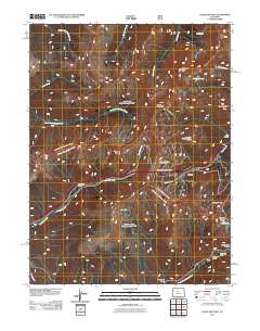 Loveland Pass 2011 topographic map thumbnail