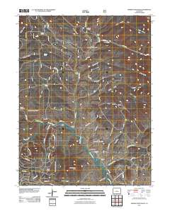 Observatory Rock 2011 topographic map thumbnail