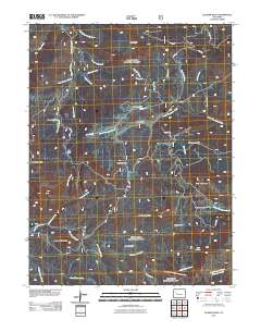 Quaker Mesa 2011 topographic map thumbnail