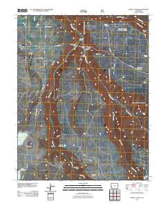 Gurley Canyon 2011 topographic map thumbnail