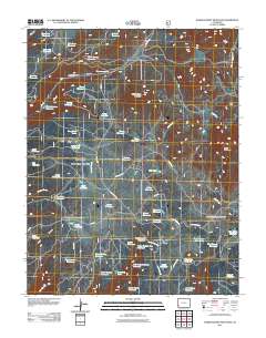 Narraguinnep Mountain 2011 topographic map thumbnail