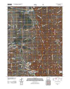 Nathrop 2011 topographic map thumbnail